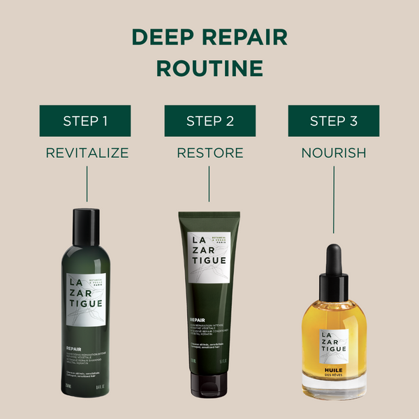 ラザルティーグ ユイル デ レープ（ヘアオイル） Huile des Rêves (Nourishing dry hair oil) – Lazartigue USA