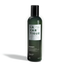 Dark green cylindrical bottle with black cap, labeled LazarTigue Fortify strengthening serum.